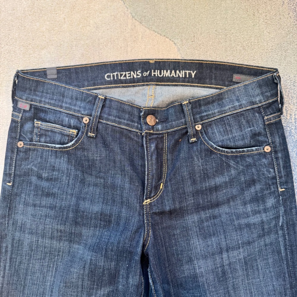 Citizens of Humanity Kelly Low Rise Bootcut Jeans Dark Wash Size 27